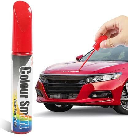 Flaconi Stylo Peinture Voiture,Anti Rayure pour Carrosserie,Marqueurs de Peinture pour Pneus,Outils Automobiles,Convient à la plupart des Voitures,Remorques,Camions,Berlines(Rouge)