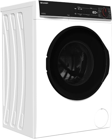 SHARP ES-PRO714WA-DE Waschmaschine Frontlader, 7 kg, 1400 U/min, Aquastop, WIFI, Dampftechnologie