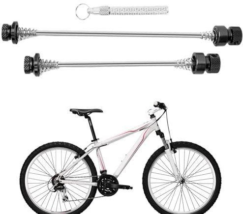 SVCEQZE Cierre Rapido Antirrobo Para Ruedas Bicicleta | Eje De Rueda Con Palanca Robustas | Palanca Robusta Para Viajes Urbanos Y Trayectos Por Campus