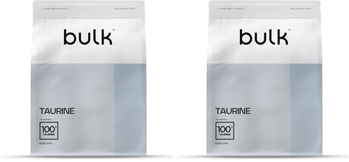 Bulk Taurina, 500g, 500 porzioni (Confezione da 2)