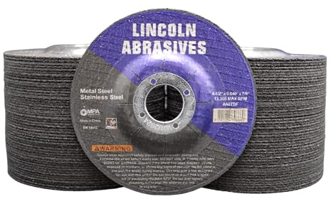 100 Pc Depressed Center 4-1/2 x .040 x 7/8 Cut-Off-Wheels Metal Cutting Discs