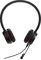 Jabra Evolve 30 II Microsoft Teams Certified USB-C Stereo Corded Headset with Call Control Unit - Compact Mini USB (Black)