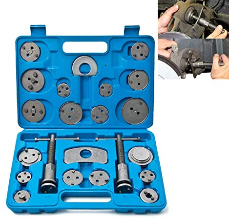 YRHome 23tlg Bremskolbenrücksteller Bremsen Satz Kolbenrücksteller Instandsetzung Werkzeug Set Universal KFZ Rücksteller Bremssattel Kolben Tool Kit Spindel