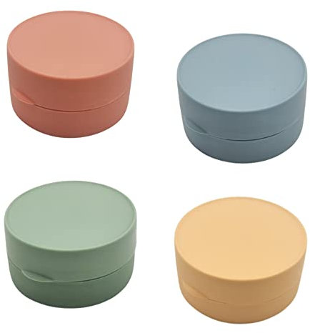 Pamtns Boite Savon Plastique 4 Pièces Boîte à Savon de Voyage Portable Porte-Savon Etanches avec Couvercle Boîte de Rangement de Savon Petit pour la Maison Extérieur Camping 4 Couleurs