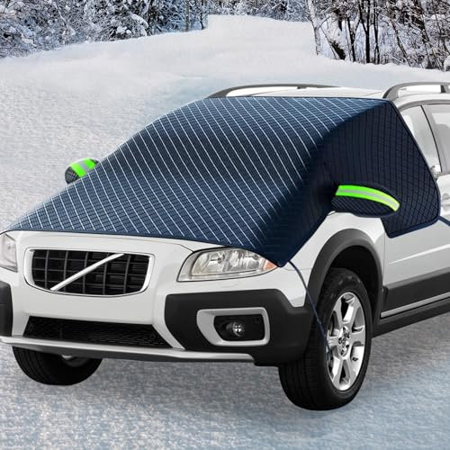 TZEKING Copri Parabrezza Auto,Protezione Parabrezza Copertura,Adatto la Maggior Parte dei Veicoli