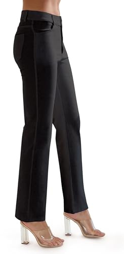 Prolific Health Women's Jean Look Jeggings Straight Leg Tights Yoga Many Colors Spandex Leggings Pants S-XXXL (Medium, Black)