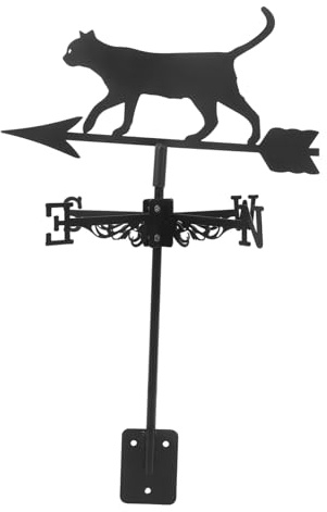 Toyvian Veleta Inoxidable para Jardín Indicador De Dirección del Viento para Exteriores Elegante De y