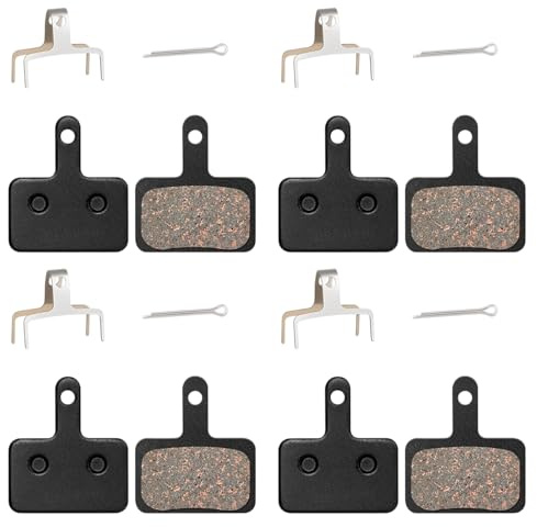 4Paare Plaquettes De Frein De Vélo, Patin Frein Vélo Pour Vélo À Disque Compatible Vtt Et Usage Quotidien Plaquette De Frein Velo Conçue Pour Freinage Stable Endurance Régulière Et Conditions Variées