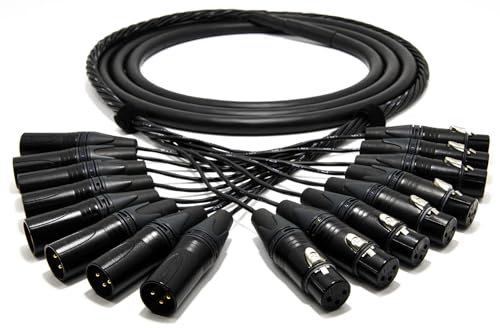 enoaudio Mogami 2932 8 Multicore analógico Cable Snake | Neutrik XLR macho – XLR hembra | HiFi - 1,5 m
