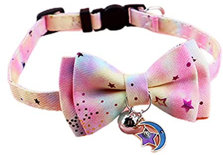 Worparsen Hundekragen Leichte Schnalle Katze Hundehalsband Gürtel ausgezeichnet Pink Lila A