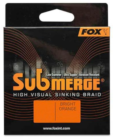 Fox Submerge Geflochtene Angelschnur Sinkend Orange 600m 15,8kg 0,20mm