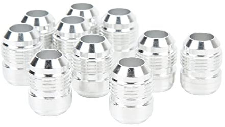 10 Pz AN10 Filettatura Maschio Billet 3/4in Diametro Filettatura Maschio Saldare Sul Raccordo Tappo Universale In Alluminio Adattatore di Saldatura Accessorio Auto