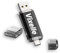 Vixelle High Speed USB 3.0 Type-C Flash Drive - 2 in 1 USB C Memory Stick Pen Drive - USB Jump Drive Photo Stick for Smartphone, Tablet & Computer - Black (Black, 128GB)