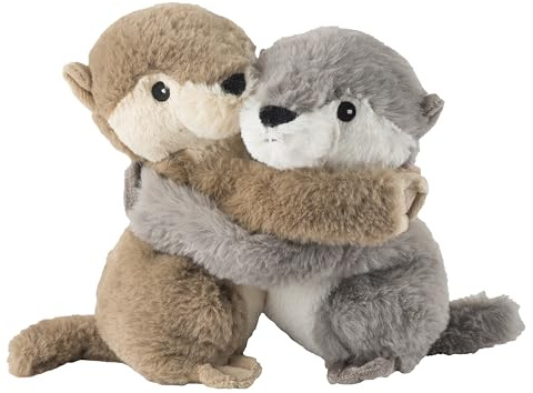 Warmies® Wärmekissen/Stofftier Kuschelfreunde Otter 2er Set Hirse Lavendelfüllung 16cm 500g