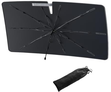 LANGBEAN Parasol Plegable para Seat Leon 2025 2024 2023 2022 2021 2020, Parasol para Parabrisas Delantero para Cupra Formentor, Pantalla Solar Accesorios Bloqueador de Calor Protección UV