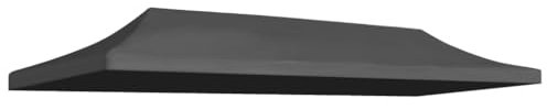Générique Toit de Tente de réception 3 x 6 m Anthracite,Vie en extérieur,Structures extérieures,Accessoires pour auvents & abris,Bâches de auvents & abris-44988