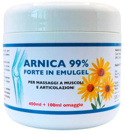 ARNICA 99% STARK IN EMULGEL - 400ml + 100ml gratis - Für Muskel- und Gelenkmassagen