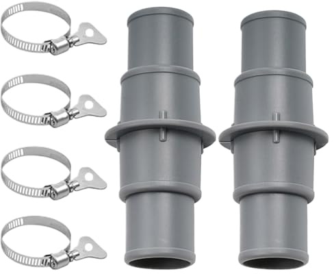 Conexión de manguera de piscina, adaptador para tuberías de limpieza | 2 piezas acoplamiento de 32 mm o 38 mm para de filtración particulares y jardineros