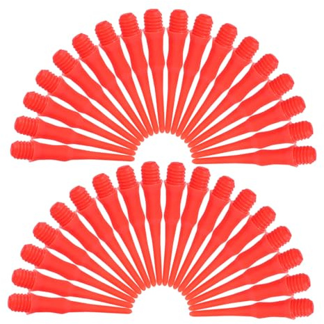 WESIEVYA 200pcs Thread Diameter Soft Tip Dart Points for Electronic Darts Safe Plastic Replacement Tips for Precise Targeting Easy Install and Remove Family Friendly for Home and