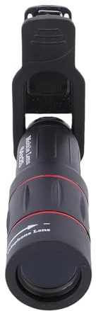 ZJchao Objectif de Téléphone Téléobjectif Longue Focale 64X, Zoom Professionnel avec Verre Optique à Revêtement Multicouche pour Téléphones iOS 16/15/14/13 S24/S23 Ultra Mate/P Series