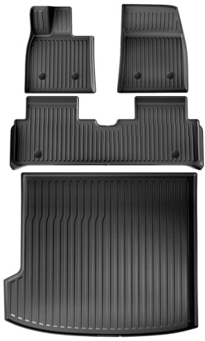 Bilmatta Set För NIO ET5 2022-2024 TPE 3D-golvmattor Bagagerumsunderlägg Allväderstillbehör (vänster Roder)(LHD 4PCS)