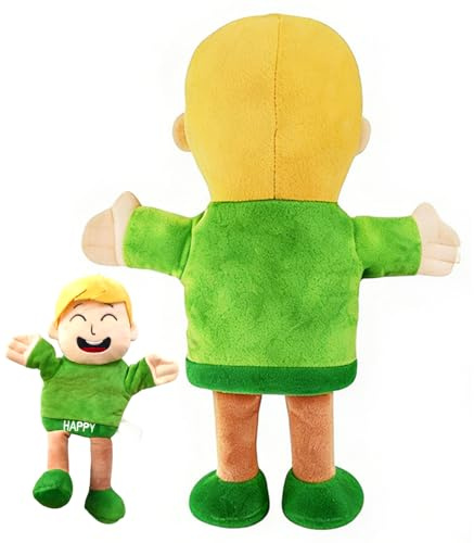 Burattini a mano per bambini - Bambole di peluche che raccontano storie, sussidi didattici interattivi | Comodi giocattoli di peluche per giochi teatrali in età prescolare, sala terapeutica, viaggio p