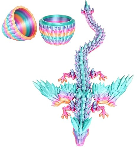 3D-printad Figur med flexibla leder | Skrivbordsprydnad och Leksaker För tonåringar och vuxna, bokhylla, fönsterbräda, vitrinskåp, sminkbord, nattduksbord,