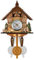 Yuehuamech Madera Cuco Reloj Bosque Casa Antigua Reloj de Pared con Péndulo Péndulo Retro Reloj para Sala de Estar Dormitorio Café Restaurante Hotel Sala de Estar Decoración