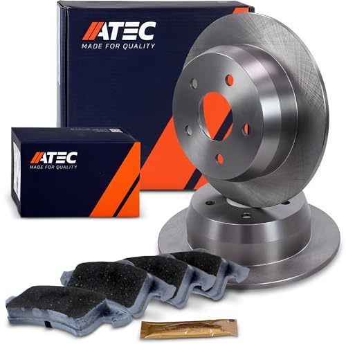 ATEC GERMANY Juego de frenos eje trasero incl. discos de freno Ø 305 mm completos + pastillas de freno traseras Compatible con JEEP GRAND CHEROKEE II (WJ, WG)