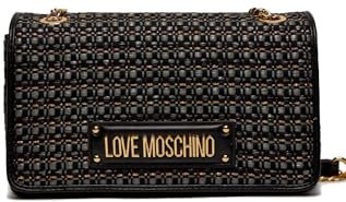 Love Moschino Damen Schultertasche, Schwarz Schultertasche, Schwarz