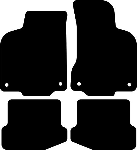 Kovvar Fußmatten passend für Volkswagen Polo 6N2 1999-2001 | Qualität: Comfort