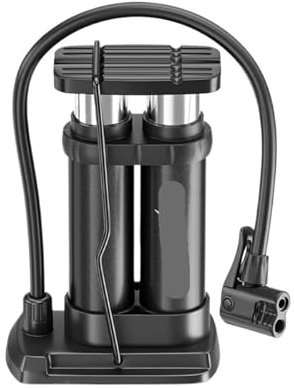 Pedal de pie de alta presión, mini bomba de aire, doble cilindro, bicicleta de carretera, coche, accesorios de inflado