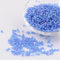 Handicraft Emporium | 6/0 Transparent Rainbow Colours Round Glass Seed Beads | Round | Approx 50g | Cornflower Blue | 3mm