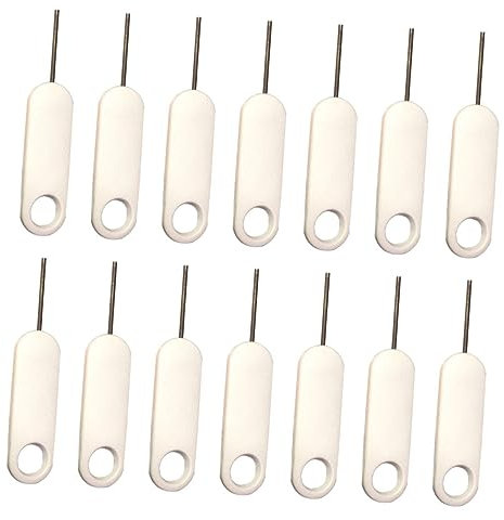 Gadpiparty 20pezzi Kit Estrattori Sim in Acciaio e ABS Strumenti Rimovibili per Schede Telefoniche Protezione Resistenza alla Deformazione Accessori Leggeri per Smartphone e Tablet