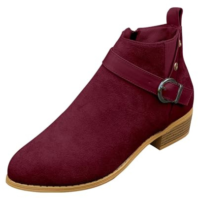 Botas de Campo,Botas Equitacion Mujer Comodos Elegantes Antideslizante Botines Western Botines Trekking Trekking Zapatos Chunkyrayan Outdoor