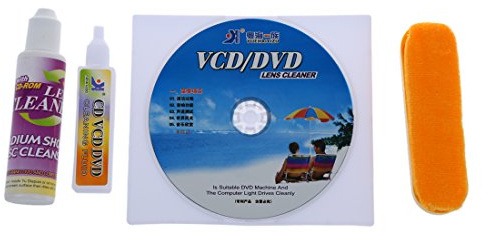 Lafeier 4 in 1 CD DVD Rom Player Maintenance Lens Cleaning Kit