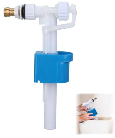 Válvula de llenado universal G3/8 y G1/2 para cisterna de cisterna, piezas de repuesto de latón, válvula de entrada de inodoro, válvula de flotador universal, válvula de depósito de agua para ahorrar