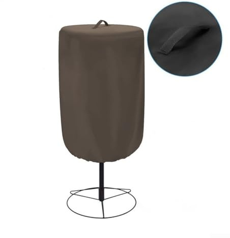 Spelonify Cesta de práctica, tela Oxford 420D impermeable, red de entrenamiento al aire libre, protector de almacenamiento resistente a la intemperie, ayuda al astillado, color negro café y gris