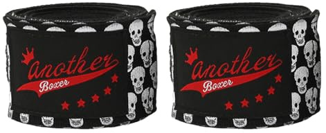 Handledsbandage för boxning – 300 x 5 cm stretchbomullsbandage | elastisk handstödutrustning | professionella ankelskyddsbandage för MMA Thai kickboxning, träning, sparring, fitness