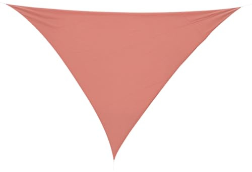 Outsunny Voile d'ombrage Triangulaire Grande Taille 4 x 4 x 4 m polyéthylène Haute densité résistant aux UV Coloris Rouge Rouille