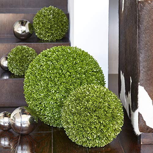Hochwertige & Künstliche Buchsbaumkugel - Kleine Buchskugel: Ø 20cm - Naturgetreu & Wetterfest - Dichtes Blattwerk & Natürliche Farben - Premium (Indoor & Outdoor)