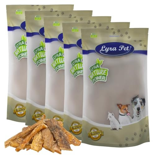 Lyra Pet® 5 kg Rindernackensehnen groß | Naturbelassener Kausnack zahnreinigend | Leckerli für alle Hunde | Hoher Proteingehalt | Langer Kaugenuss | Schonend getrocknet | Reich an Nährstoffen