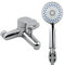 Rubinetto vasca da bagno miscelatore vasca da bagno MOKEKA rubinetto doccia da muro (Rubinetto + Doccetta)