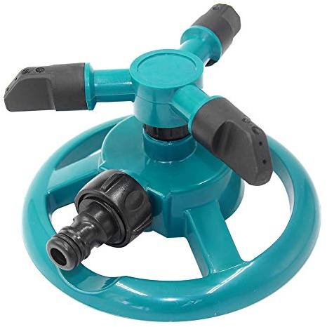 JDXFENG Sistema di irrigazione rotante automatico del prato inglese dell'erba irrigatore da 360 gradi del giardino