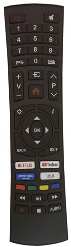 Remplacement Télécommande per TV Smart-Tech SMT2419DHV1T1B1 SMT32N30HV1U1B1 SMT40N30FV1U1B1 SMT40P28FV1U1B1 SMT43P28FV1L1B1