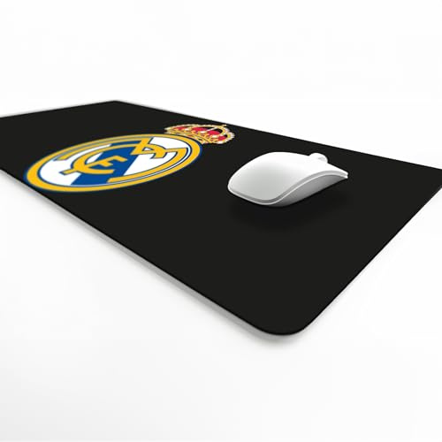 Licensierad dekor Real Madrid skrivbordsmatta – fullfärgspö på märket svart – 43 x 90 cm