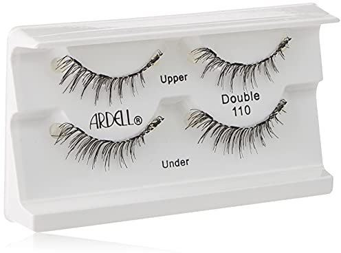 ARDELL Magnetic Lashes Double 110 - magnetische Wimpern aus Echthaar mit magnetischer Wimpernzange (Applikator), Fake Lash ohne Kleber anzubringen, vegan, flexibel und wieder verwendbar