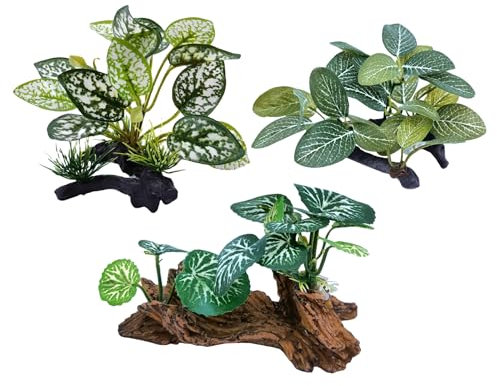 M2cbridge Artificial Fish Tank Plants Silk Aquarium Plant Aquatic Water Grass Foreground Decor (3PCS Green Grasses)