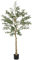 HOMCOM Olivo Artificial 150 cm Planta Artificial con Maceta y Hojas Decorativas para Interior Verde