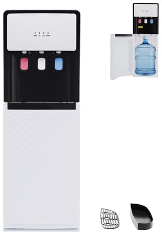 awolsrgiop 500W Wasserspender, Kalt & Heiß Doppelfunktion Wasserspender, Kühlung mit Bodenbeladung, Elektrisch Heißwasserspender mit Thermostat-Schutz für Büro, Schlafzimmer, Wohnzimmer
